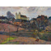 Riproduzione del dipinto Vista di Rouen - Paul Gauguin