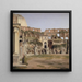 Vista dell'interno del Colosseo - Christoffer Wilhelm Eckersberg — quadro incorniciato alla parete