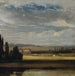 View of a landscape with a high cloudy sky - Johan Christian Dahl — displayed in an interior