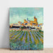 Riproduzione del dipinto Vista delle Saintes-Maries-de-la-Mer - Vincent Van Gogh