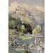 Reproduktion des Gemäldes Ansicht auf die Festung Hohensalzburg - Edward Theodore Compton