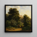 Vista sul castello di Schlzburg - Christian Mali — quadro incorniciato alla parete