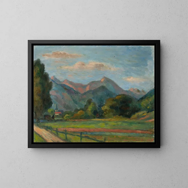 Landschaft der Tatra - Wacław Wśowicz — gerahmtes Bild an der Wand