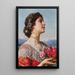 Jeune vendeuse de fleurs - Władysław Czachórski — quadro incorniciato alla parete