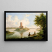View of Kruszwica - Władysław Heliodor Gumiński — framed artwork on a wall
