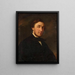 Portrait eines Mannes - Władysław Majeranowski — gerahmtes Bild an der Wand