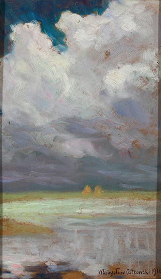Wadysaw Ostrowski - Landscape with overcast sky.webp