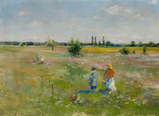 Nel prato - Władysław Podkowiński — vista dell’opera