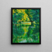 Lake in a Park - Władysław Podkowiński — framed artwork on a wall