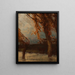 Autumn Trees - Władysław Wankie — framed artwork on a wall