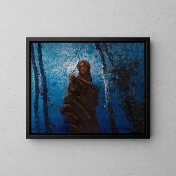 Nacht des Mondes - Władysław Wankie — gerahmtes Bild an der Wand