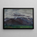 Wolken über der Ebene unter den Bergen der Tatra - Władysław Ślewiński — gerahmtes Bild an der Wand