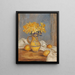 Jonquilles in un vaso e limoni - Władysław Ślewiński — quadro incorniciato alla parete