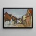 Rue Lubelska a Kazimierz Dolny - Władysław Ślewiński — quadro incorniciato alla parete