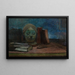 Maske und Bücher - Władysław Ślewiński — gerahmtes Bild an der Wand