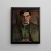 Ritratto di Stanisław Ignacy Witkiewicz - Władysław Ślewiński — quadro incorniciato alla parete