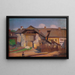 Frammento di muro e un ragazzo - Władysław Ślewiński — quadro incorniciato alla parete