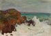 Onde in una baia rocciosa - Władysław Ślewiński — vista dell’opera