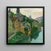 Waidhofen an der Ybbs - Carl Moll — gerahmtes Bild an der Wand