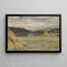 Feldernte in der Normandie - Walter Crane — gerahmtes Bild an der Wand