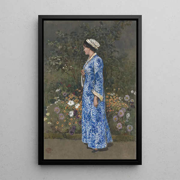 Walter Crane - Woman in a Kimono.webp
