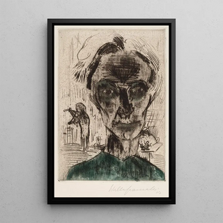 Walter Gramatt - Man in a Room Selfportrait.webp