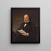 Jean Louis Rodolphe Agassiz - Walter Ingalls — gerahmtes Bild an der Wand