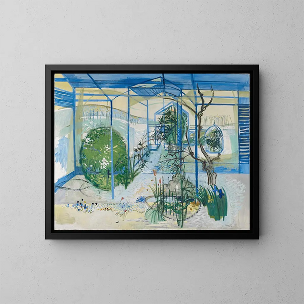 Serre - Walter Kurt Wiemken — gerahmtes Bild an der Wand