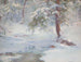 Eine Winteridylle - Walter Launt Palmer — Ansicht des Kunstwerks