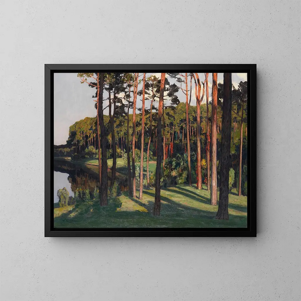 Paesaggio paludoso - Walter Leistikow — quadro incorniciato alla parete