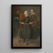 Family Dutch Painting - Walter MacEwen — framed artwork on a wall