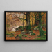 Landschaft im Herbstwald - Walter Moras — gerahmtes Bild an der Wand