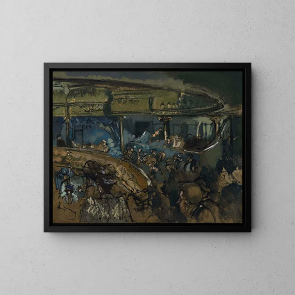 L'Eldorado - Walter Richard Sickert — gerahmtes Bild an der Wand