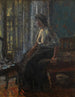 Frau sitzt an einem Fenster - Walter Richard Sickert — Ansicht des Kunstwerks