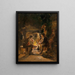 Angolo del camino - Walter Shirlaw — quadro incorniciato alla parete