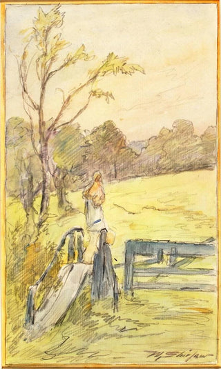 Walter Shirlaw - The Gate Slide.webp