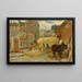 La Charrette de foin - Walter Shirlaw — gerahmtes Bild an der Wand