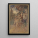 Ohne Titel - Walter Shirlaw — gerahmtes Bild an der Wand
