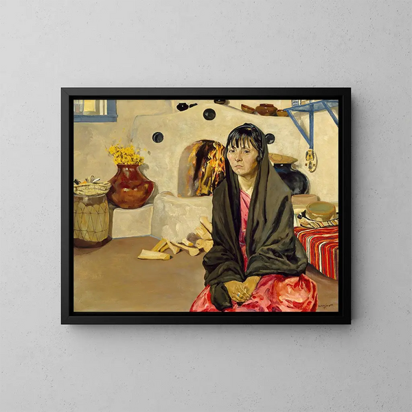 Anna - Walter Ufer — gerahmtes Bild an der Wand