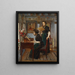 La leçon de chant - Walther Firle — gerahmtes Bild an der Wand