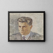 Ritratto di uomo - Walther Gamerith — quadro incorniciato alla parete