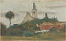 Landschaft mit Kirche und Dorf - Walther Gamerith — Ansicht des Kunstwerks