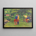 Landschaft mit Landsknechten - Walther Gamerith — gerahmtes Bild an der Wand