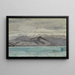 Landschaft am See - Walther Gamerith — gerahmtes Bild an der Wand