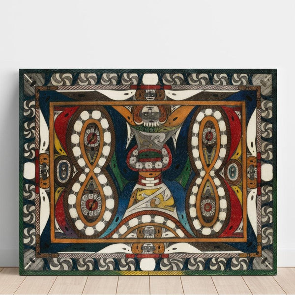 Wand-Uhr-Schlange 1921-22 - Adolf Wölfli | Reproduction Tableau Décoration murale affiche copie