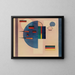 Apaisé - Wassily Kandinsky — quadro incorniciato alla parete