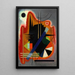 Qualche punta - Wassily Kandinsky — quadro incorniciato alla parete