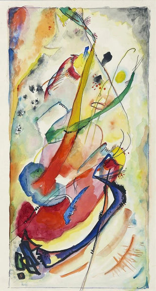 Wassily Kandinsky - Entwurf zu einem Wandbild fr Edwin R Campbell Nr 1.webp