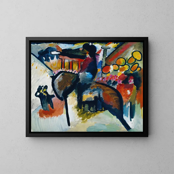 Impression IV: Gendarme - Wassily Kandinsky — quadro incorniciato alla parete