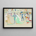 Il giovane coppia - Wassily Kandinsky — quadro incorniciato alla parete